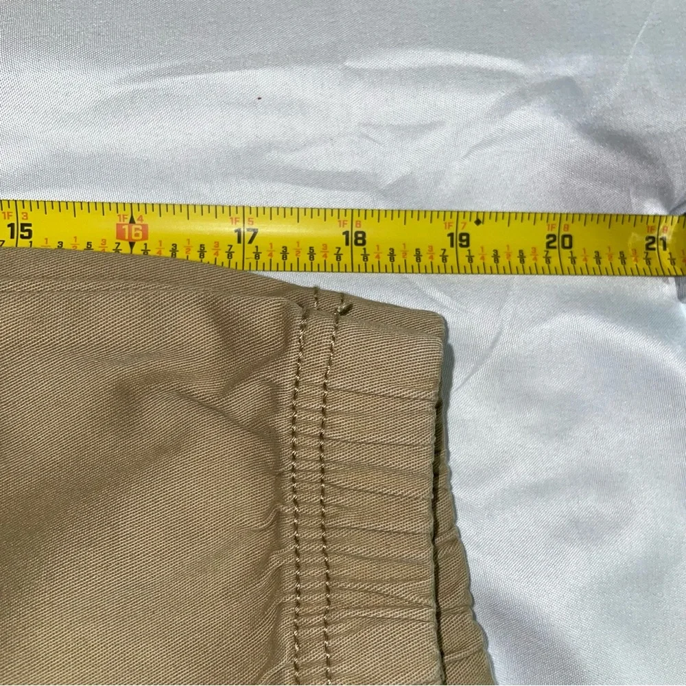 Tommy Hilfiger Boys Khaki Jogger Pants Stretch Twill Tan Size 6 TBSHC16E-232